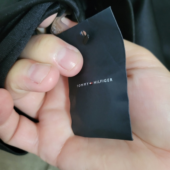 Tommy Hilfiger Black Sleeveless Dress with Black/Gold Buttons Size 10 - Picture 5 of 7